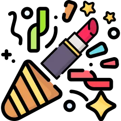Group Makeup Lessons & Makeup Parties - Waring Makeup Ottawa Icon representing group makeup lessons and makeup parties in Ottawa, perfect for learning in a fun and interactive setting.