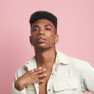 Bold Editorial Makeup Look with Pink Shadow in Ottawa