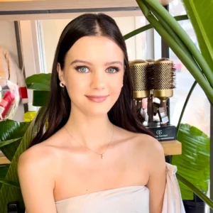 Graduation makeup with a natural glow and sleek hairstyle, styled by Waring Makeup, Ottawa Graduation Makeup Artist.
