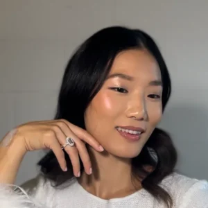 Confident Winged Eyeliner Look After Group Makeup Class